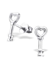 Bungsa Серебряные серьги-гвоздики