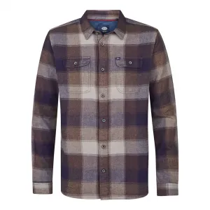 Рубашка Petrol Industries M-3050-SIL417, коричневый