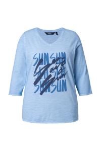 Ulla Popken Лонгслив в небесно-голубом цвете