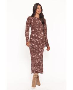 Женское макси-платье Talitha Petal and Pup, Brown floral