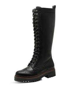 Ботинки на шнуровке Tamaris, черный