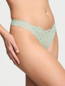 Кружевные трусики-стринги Dream Angels, lace mint green