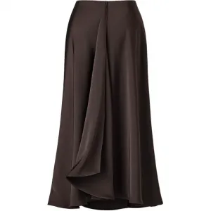 Clare Waight Keller C Collection SS26 Повседневная длинная юбка Women's UNIQLO, коричневый черный