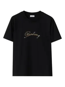 Футболка с логотипом Burberry, черный