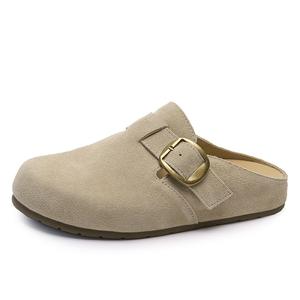 Женские сандалии с закрытым носком, устойчивые к истиранию Dawei's house, Sand