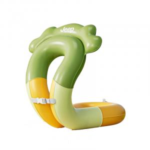 Надувной круг для плавания PVC Kids' 46*38 см Jeep, желтый зеленый