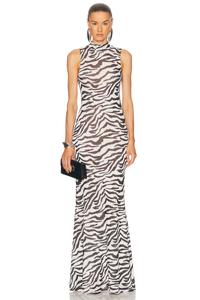 Ronny Kobo for FWRD Morell Платье, Zebra