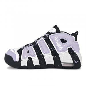 Nike Кроссовки баскетбольные Air More Uptempo Violet Honey Cushioning женские черно-фиолетовые
