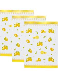 Erwin Müller Набор из 3 хлопковых кухонных полотенец лимонного цвета