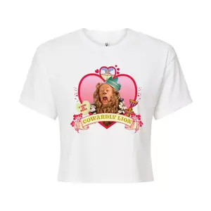 Футболка Juniors «Волшебник страны Оз» с изображением трусливого льва и сердца Licensed Character, белый