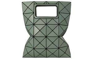 Сумка из ПВХ поливинилхлорида Трампетс для женщин травянисто-зеленая ISSEY MIYAKE