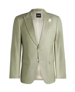 Куртка с отворотом в форме зеленого пика Hugo, зеленый