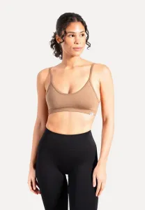 Бесшовный спортивный бюстгальтер layne с регулируемой спинкой и подсветкой Smilodox, Taupe