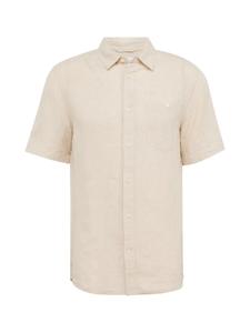 Рубашка обычного кроя на пуговицах KnowledgeCotton Apparel, светло-бежевый