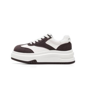 Низкие женские кроссовки для скейтбординга Coverage C°BANNER, Beige Coffee