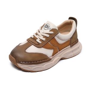 Нескользящая износостойкая повседневная обувь для женщин Devanro, Beige Brown