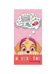 Paw Patrol Пляжное полотенце Paw Patrol - мягкое детское полотенце 70 x 140 см, розовое