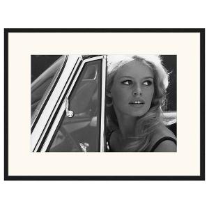 Картина Any Image Brigitte Bardot driving, 83x63x2,5 см, черный