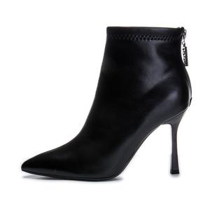 POOQ Ботильоны женские бежево-черные