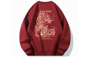 Толстовка с капюшоном унисекс BENATRY, бордовая