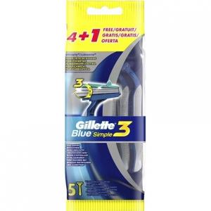 Одноразовые бритвы Gillette Blue3 4+1