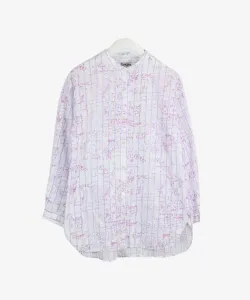 Блузка в полоску из 100% хлопка Studio Picone, цвет Pink(229)