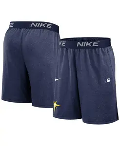 Мужские шорты Tampa Bay Rays Authentic Collection Performance Knit в синем цвете Nike