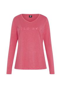 Футболка с дизайном этикетки POLO SYLT, цвет Raspberry Melange