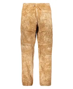 Хлопковые брюки на шнуровке Ranra, бежевый