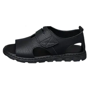 EGCHI Пляжные сандалии Men's Black/Gray/Brown