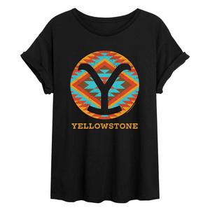 Детская струящаяся футболка Yellowstone Southwest с узором Y Brand Licensed Character