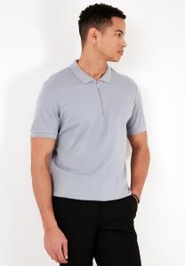 Рубашка-поло Regular Fit Buratti, светло-серая