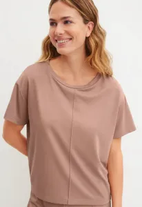 Пижамная кофта kurzarm Calida, Timeless Taupe