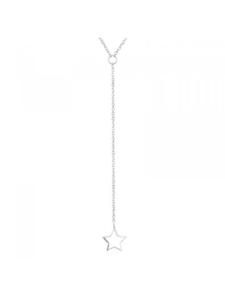 Alexander York Колье с подвеской в виде звезды в форме буквы Y из серебра 925 пробы