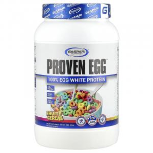 Gaspari Nutrition, Proven Egg , 100% протеин из яичного белка, фруктовые хлопья, 900 г (2 фунта)