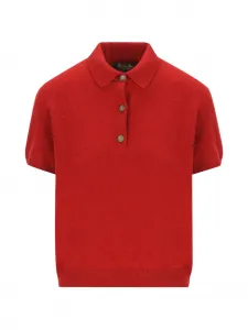 Поло из кашемира Loro Piana, красный