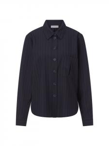 Блузка в тонкую полоску темно-синего цвета Rich & Royal