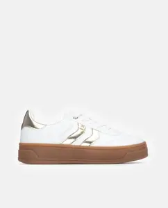 Женские городские кеды на шнурках с двойной резиновой подошвой Xti, белый