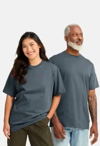 Футболка с принтом «живи на природе» Jack Wolfskin, Paw Grey Odessa