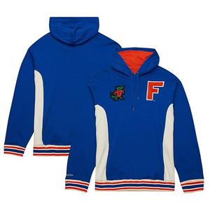 Толстовка с капюшоном Mitchell & Ness Royal Florida Gators Team Legacy Unbranded