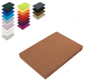 Простыня из трикотажа 200 х 220 см, нуга Südseetraum