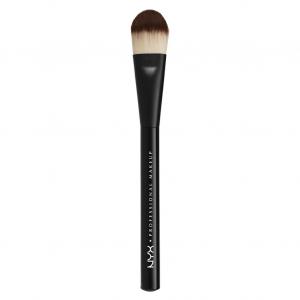 Кисть для лица pro brush flat foundation Nyx Professional Makeup, количество 1 шт.