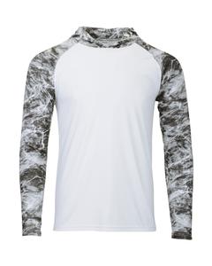 Толстовка Biloxi Performance Colorblock с капюшоном Paragon, цвет manta