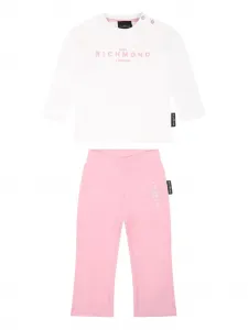 Комплект из топа и брюк John Richmond Junior, белый