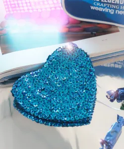 Сумочка в форме сердца с пайетками BF Bayflow, цвет Blue 80