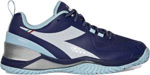 Женские теннисные кроссовки Diadora Blushield Torneo 2 Clay бело-синие