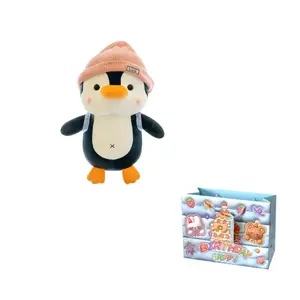 Плюшевая кукла Penguin Toy Dolls высота 23 см MORTEN SOLUM, розовый