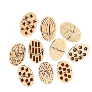 Пасхальные яйца, половинки яиц, различные узоры, наглядность. Inna marka