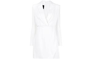 Женское белое платье с длинными рукавами PINKO