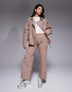 Джинсы-багги Liquor N Poker с принтом «Бэмби»